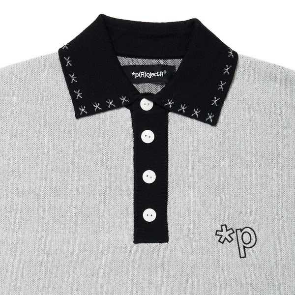 Knit Polo Shirt 詳細画像