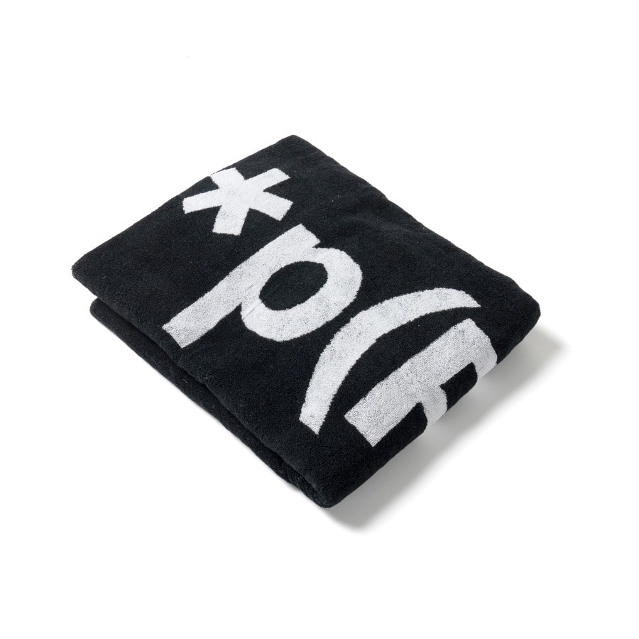 Logo Big Towel 詳細画像 Black 1