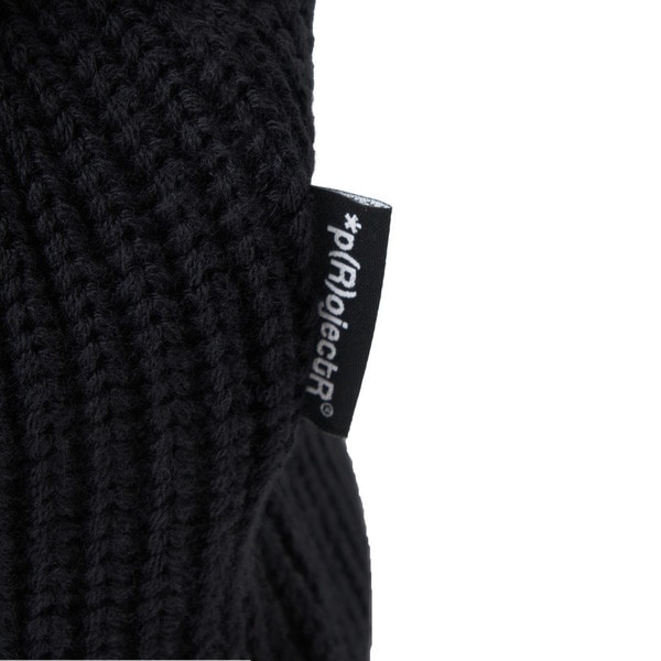 Slogan Knit Cap 詳細画像 Black 5