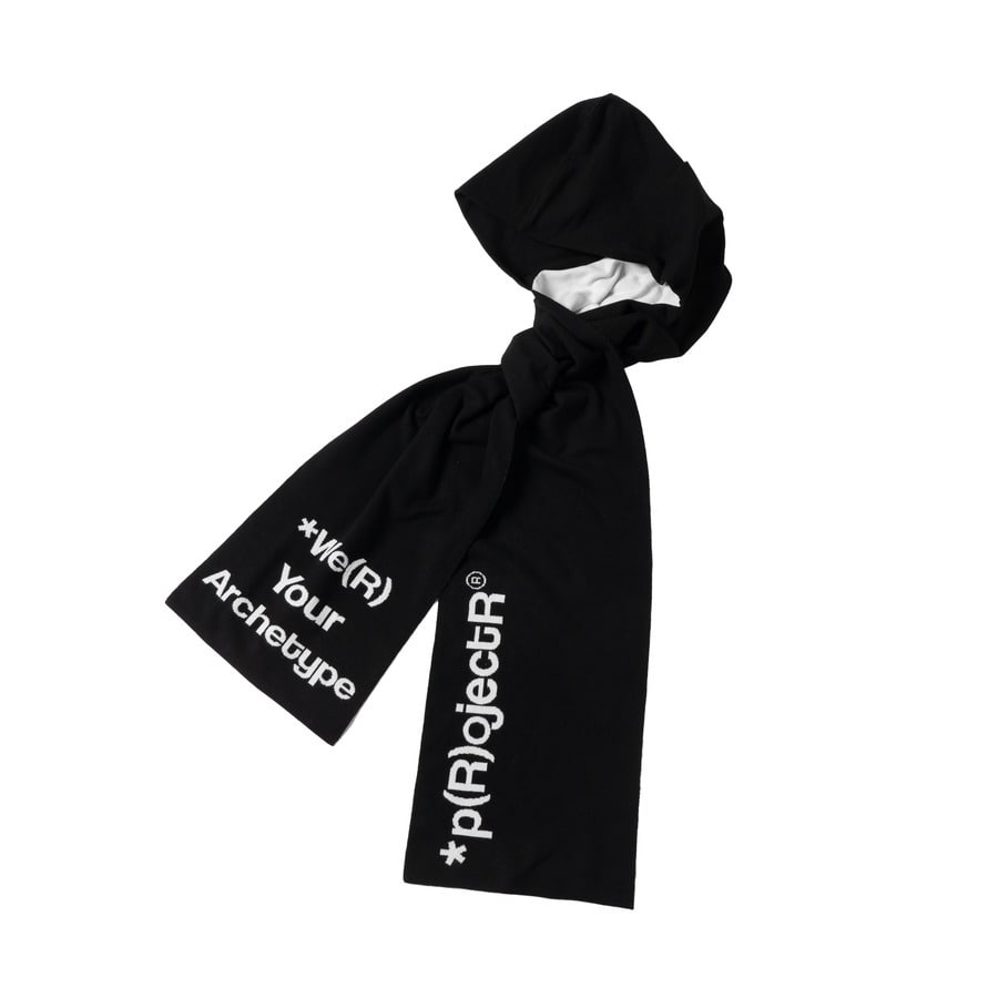 *p(R)ojectR® Hooded Muffler フード付きマフラー Hooded Muffler | *p(R)ojectR® | VERTICAL GARAGE OFFICIAL ONLINE