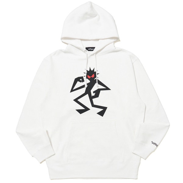 Character Printed Hoodie 詳細画像 White 1