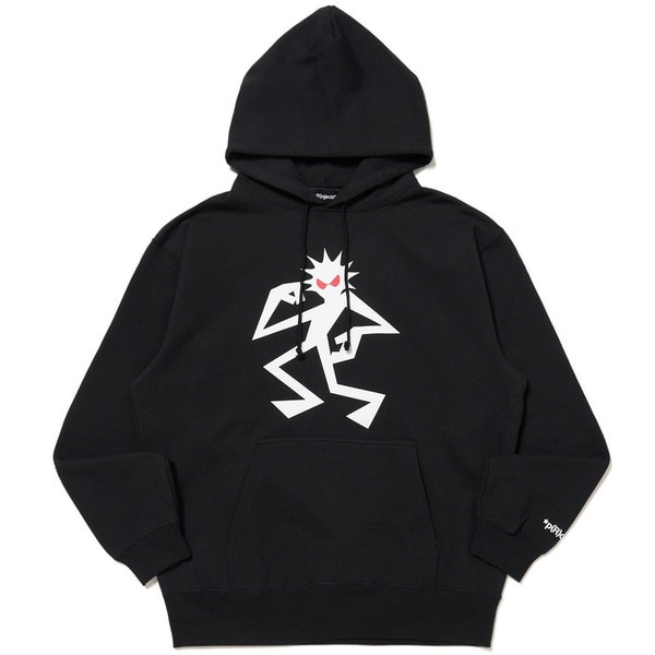 Character Printed Hoodie 詳細画像 Black 1