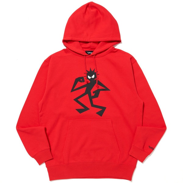 Character Printed Hoodie 詳細画像 Red 1