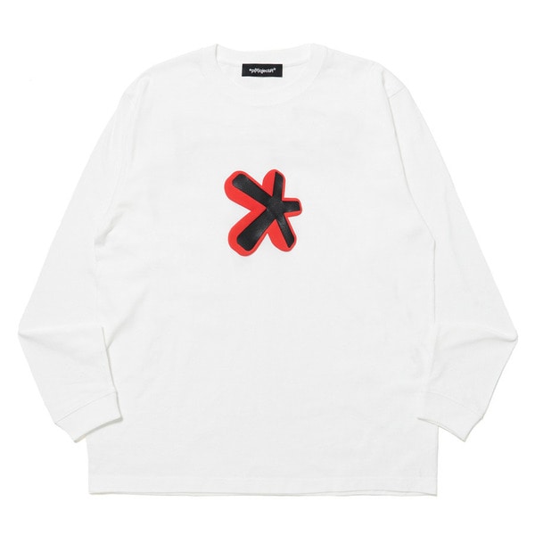 Small 3D Asterisk LS Tee 詳細画像 White 1