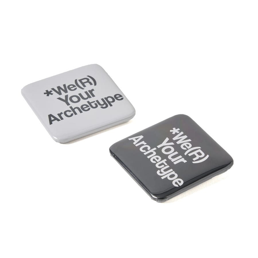 Slogan Can Badge set | *p(R)ojectR® | VERTICAL GARAGE