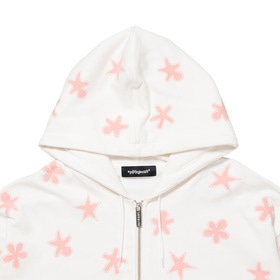Bi-color Rib Zip Hoodie 詳細画像