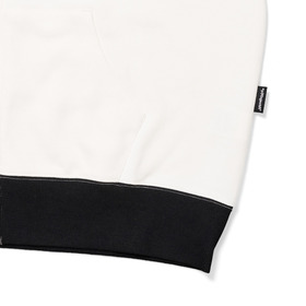 Bi-color Rib Zip Hoodie 詳細画像