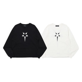 Point Logo Drawcord Hem LS Tee 詳細画像