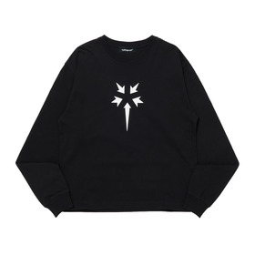 Point Logo Drawcord Hem LS Tee