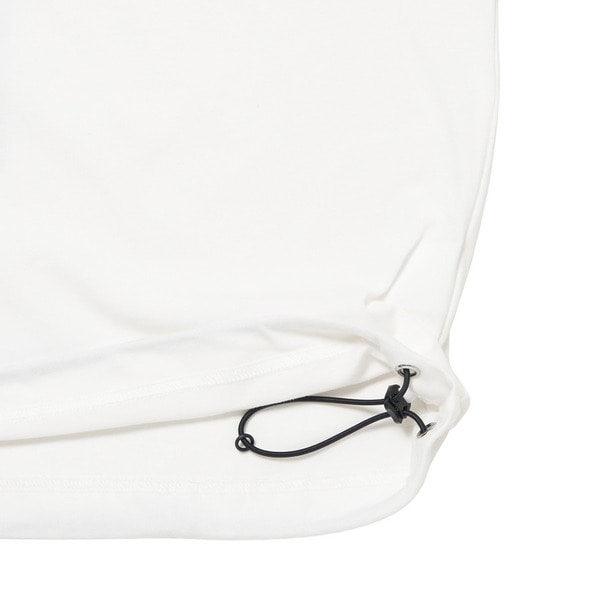 Point Logo Drawcord Hem LS Tee 詳細画像 White 10