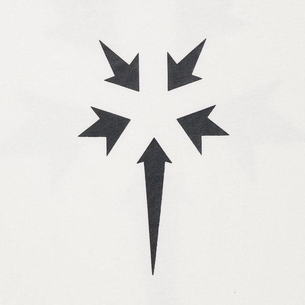 Point Logo Drawcord Hem LS Tee 詳細画像 White 12