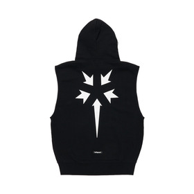 Point Logo No Sleeve Hoodie 詳細画像