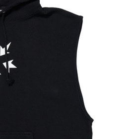 Point Logo No Sleeve Hoodie 詳細画像