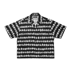 Patterned All Over SS Shirt