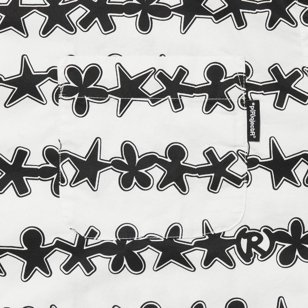 Patterned All Over SS Shirt 詳細画像 Black 3