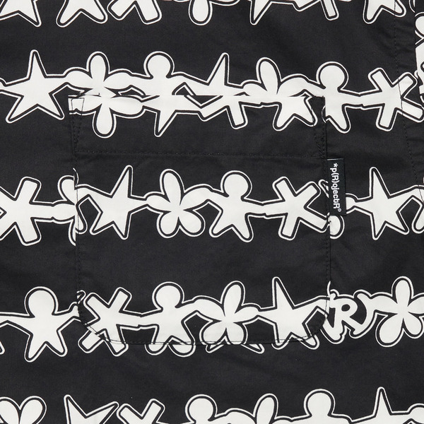 Patterned All Over SS Shirt 詳細画像 Black 7