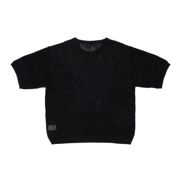 Lace Knit SS Tee 詳細画像 Black 1