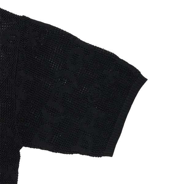 Lace Knit SS Tee 詳細画像 Black 3