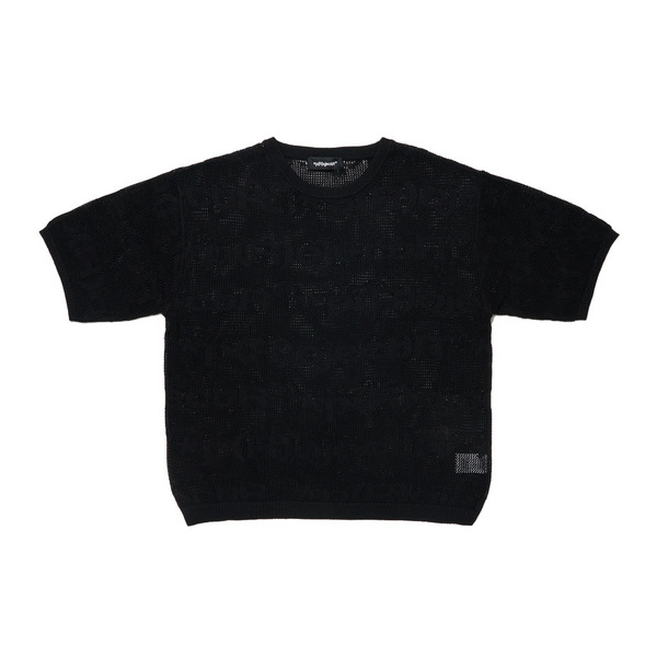 Lace Knit SS Tee 詳細画像 Black 1