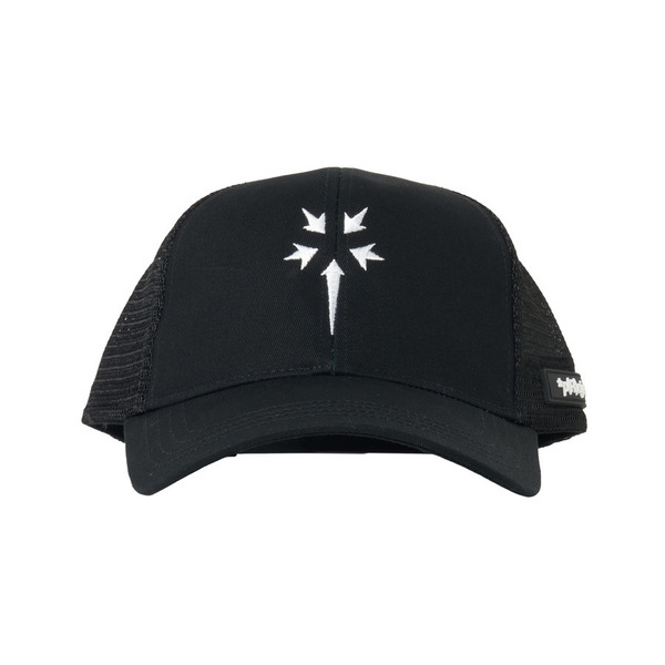 Point Logo EMB Mesh Cap 詳細画像 Black 1