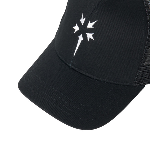 Point Logo EMB Mesh Cap 詳細画像 Black 3