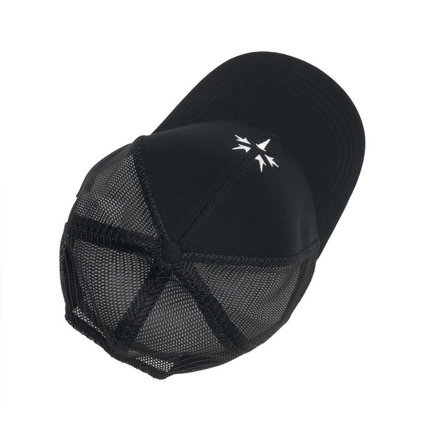 Point Logo EMB Mesh Cap 詳細画像 Black 5