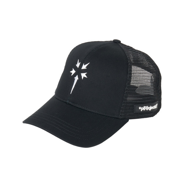 Point Logo EMB Mesh Cap 詳細画像 Black 1