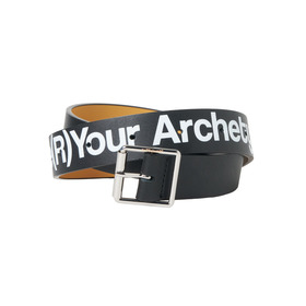 Slowgan Printed Leather Belt