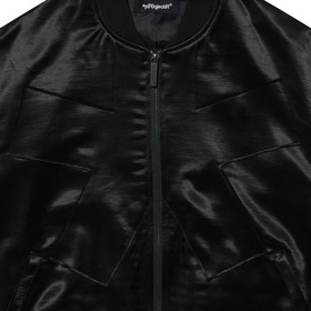 Satin Zip Blouson 詳細画像