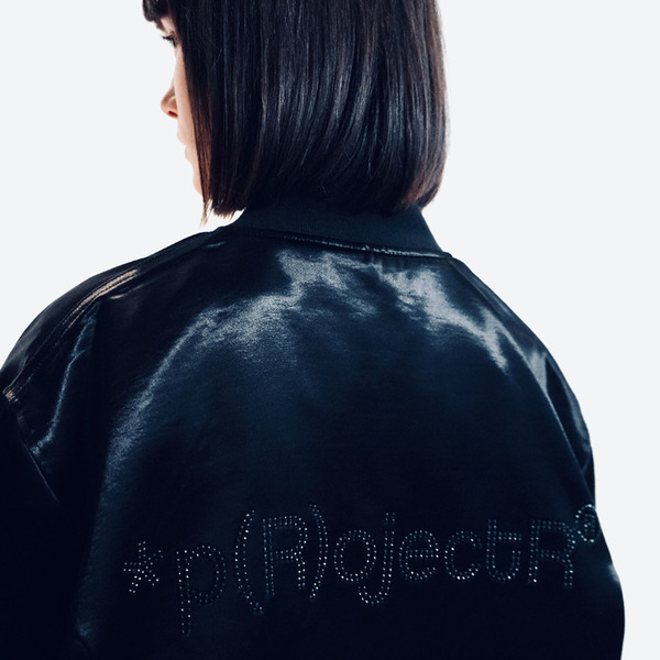 Satin Zip Blouson 詳細画像 Black 10
