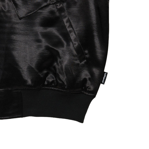 Satin Zip Blouson 詳細画像 Black 4