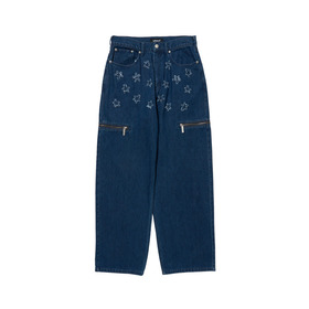 Patch Denim Pants