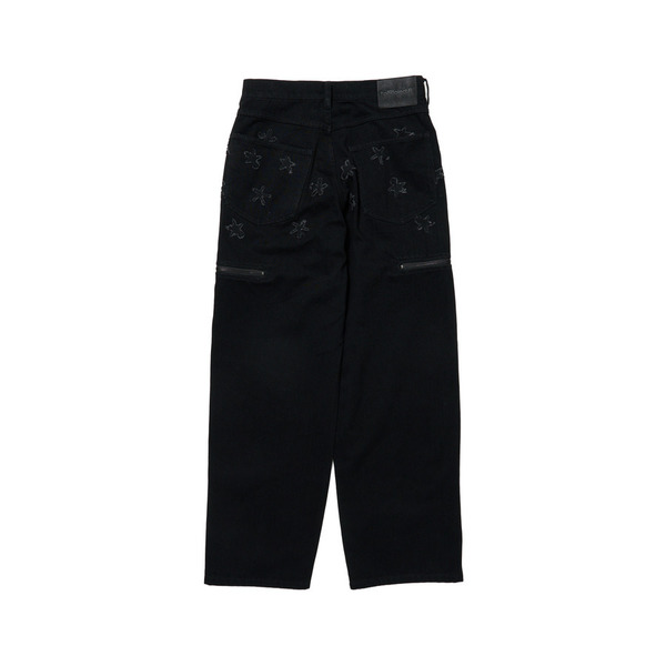 Patch Denim Pants 詳細画像 Black 1