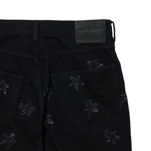 Patch Denim Pants 詳細画像 Black 3