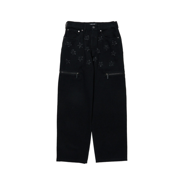 Patch Denim Pants 詳細画像 Black 1