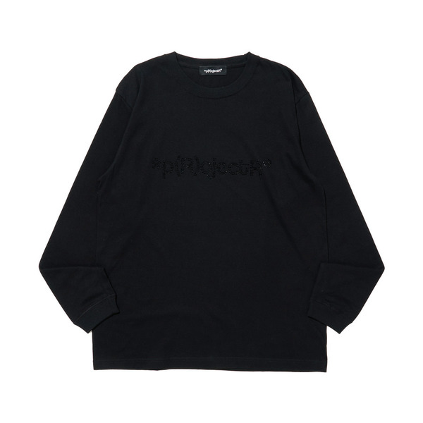 Rhinestone Logo LS Tee 詳細画像 Black 1