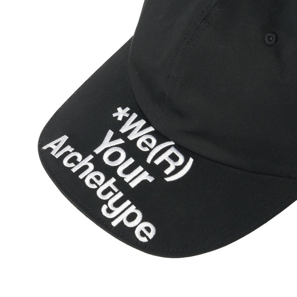 Slogan Brim EMB 6P CAP 詳細画像 Black×White 6