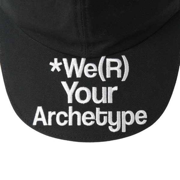 Slogan Brim EMB 6P CAP 詳細画像 Black×White 7