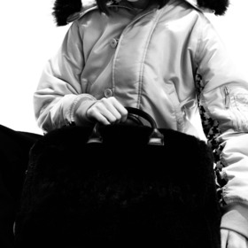 Logo EMB 2way Fake Fur Bag 詳細画像