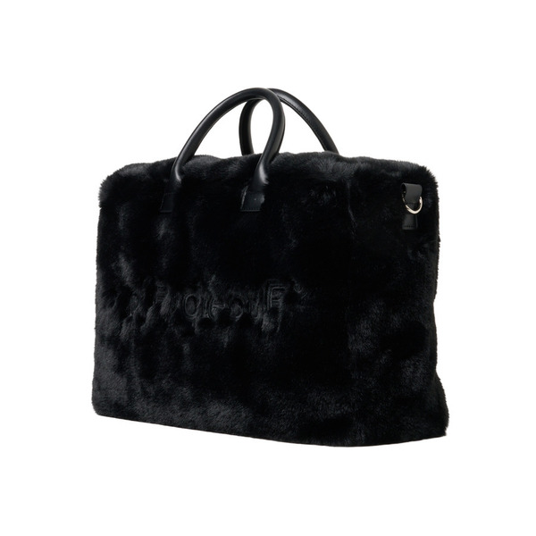 Logo EMB 2way Fake Fur Bag 詳細画像 Black 1