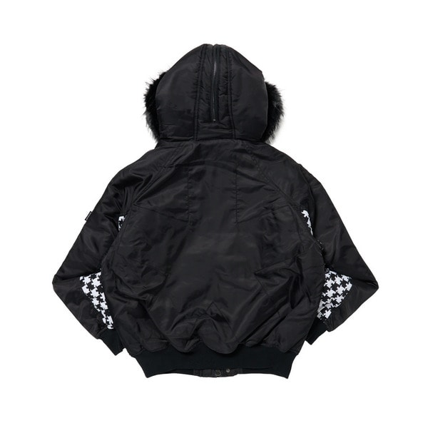 Asterisk Block Check N2B Jacket 詳細画像 Black 1