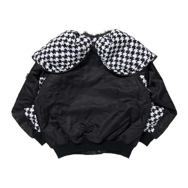 Asterisk Block Check N2B Jacket 詳細画像 Black 2