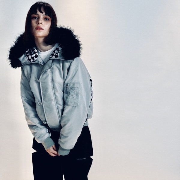 Asterisk Block Check N2B Jacket 詳細画像 Black 22