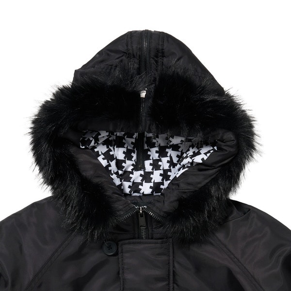 Asterisk Block Check N2B Jacket 詳細画像 Black 3