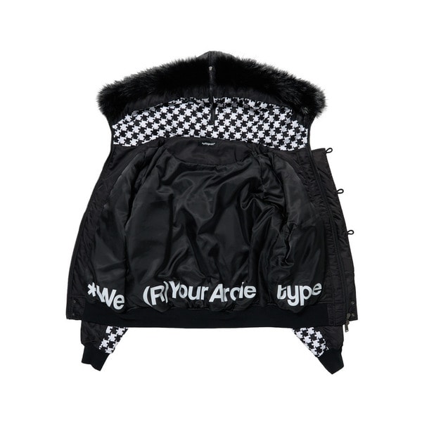 Asterisk Block Check N2B Jacket 詳細画像 Black 7