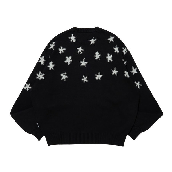 Scattered Characters Knit 詳細画像 White 1