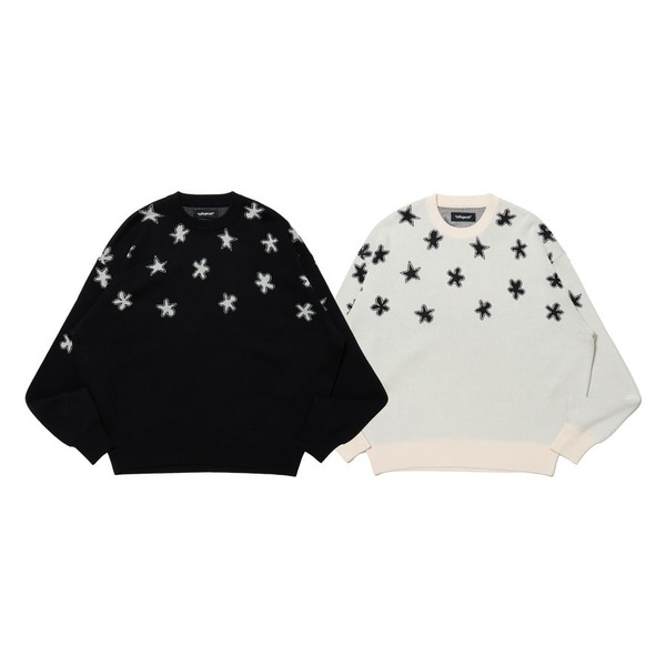 Scattered Characters Knit 詳細画像 White 8