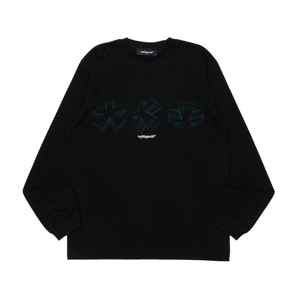 Wire Frame Asterisk LS Tee 詳細画像 Black 1