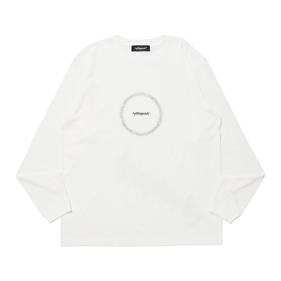 p(R)ojectR Logo LS Tee Sサイズ Waveform LS Tee | *p(R)ojectR® | VERTICAL GARAGE OFFICIAL