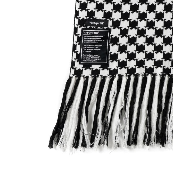 Asterisk Block Check Muffler 詳細画像 Black 3